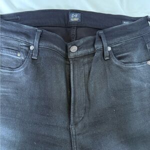 Citizen of Humanity Women's Black coated Skinny Jeans.like leather w/stretch.